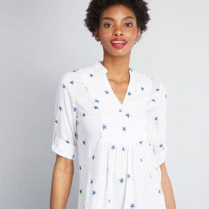 Modcloth Back Road Ramble Cotton Tunic